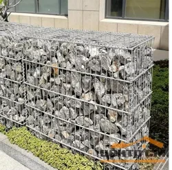 Габион из сетки ячейкой 50х50, проволока 3,8мм, 2500х500х300 со стяжками и сборочными спиралями