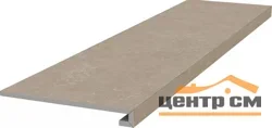 Ступень фронтальная клееная KERAMA MARAZZI Касабланка HP бежевый светлый матовый обрезной 33x119,5x0,9 арт.KM6012G0191RGCF