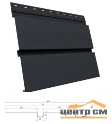 М/сайдинг Квадро брус 3D (GL) Сатин матовый RAL** толщина 0,5мм, размер 0,34*м2 (в пленке)