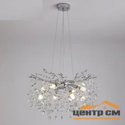 Люстра ROXANA 55 E14х8 R-600x1200-CHROME/CRYSTAL-220-IP20