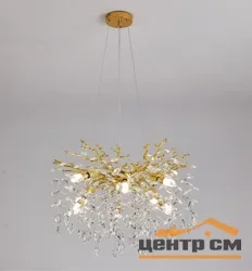 Люстра ROXANA 55 E14х8 R-600x1200-GOLD/CRYSTAL-220-IP20