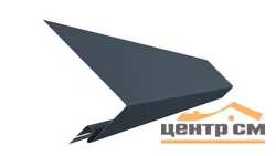 Планка околооконная ELLKA 160мм L=3м графит