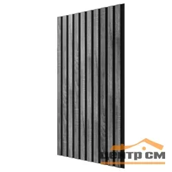 Панель акустическая гибкая ARTIVA flex №2, черный войлок, 1200х600х9мм, рейки МДФ 40х6мм, дуб рейн