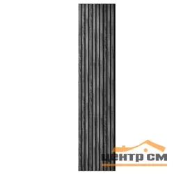 Панель акустическая гибкая ARTIVA flex №2, черный войлок, 2750х600х9мм, рейки МДФ 40х6мм, дуб рейн