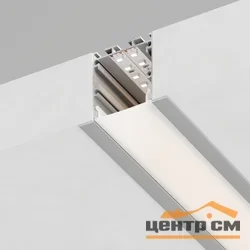 Профиль алюминиевый "Линии света" (51х35), серебро, 2м (в компл 2 загл.,4 крепежа) CAB255