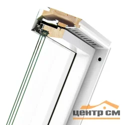 Окно FAKRO FTU-V U4 двухкамерное 78х140 полиуретановый лак
