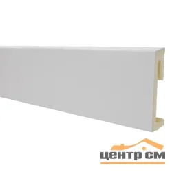 Плинтус SALAG ALPHA Biały (белый) 60мм ПВХ гибкий 2,2 м