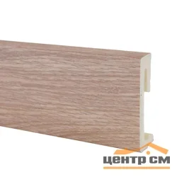 Плинтус SALAG ALPHA Noble Oak (Дуб Благородный) 60мм ПВХ гибкий 2,2 м
