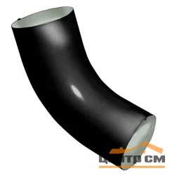 Колено Optima 60гр, 90мм, RAL 9005