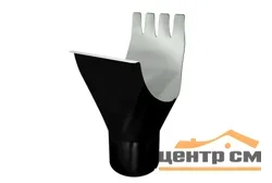Воронка желоба Optima, 125/90 мм, RAL 9005