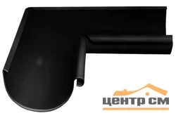 Угол желоба внутренний Optima 90гр, 125мм, RAL 9005