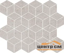 Декор KERAMA MARAZZI Риккарди мозаичный серый светлый матовый 45*37.5 арт.T017\14053