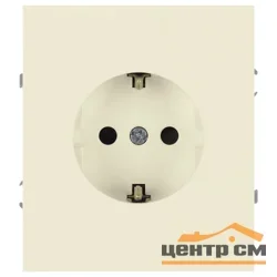 Розетка одноместная механизм СП ЭРА Arktik 2P+E Schuko с заземлением 16А-250В слоновая кость арт.16-2101-02