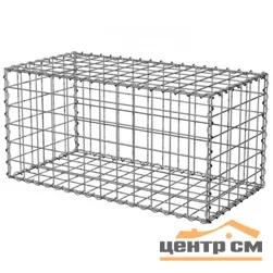 Габион из сетки ячейкой 50х50, проволока 3,8мм, 800х1000х1000 со стяжками и сборочными спиралями