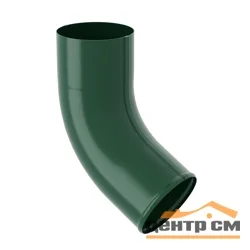 ST Колено стока, 125/90мм RAL 6005