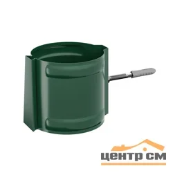 ST Кронштейн трубы на кирпич, 125/90мм RAL 6005