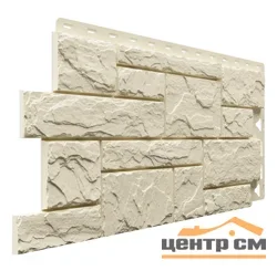 Панель фасадная Docke Сланец, цвет Сливочный 0,93*0,406 м (S=0.38м2)